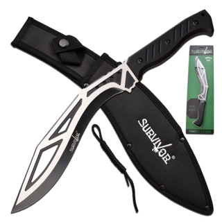 Survivor - WACKO WEDGE - Fixed Blade Knife (Clamshell) - SV-FIX015CS