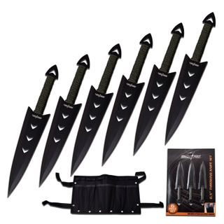 Perfect Point - Throwing Knives - Set of 6 - (Clamshell) - RC-040-6CS