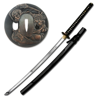 Ten Ryu - Hand Forged Samurai Sword with Display Stand - LU-010